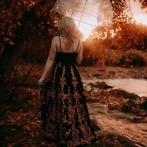 Free people hand embroidered dress